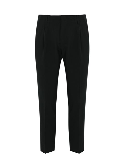 Pantalone Ben in misto lana Nero DONDUP | UP630 TS0009 XXX999